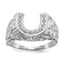 Men's AAA Diamond Ring in 14K White Gold (1/20 ct. tw.), Size 10 - Sophia Jewelers