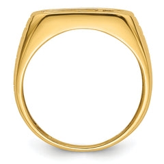 14k Men's Band Mounting (No Stone Included)