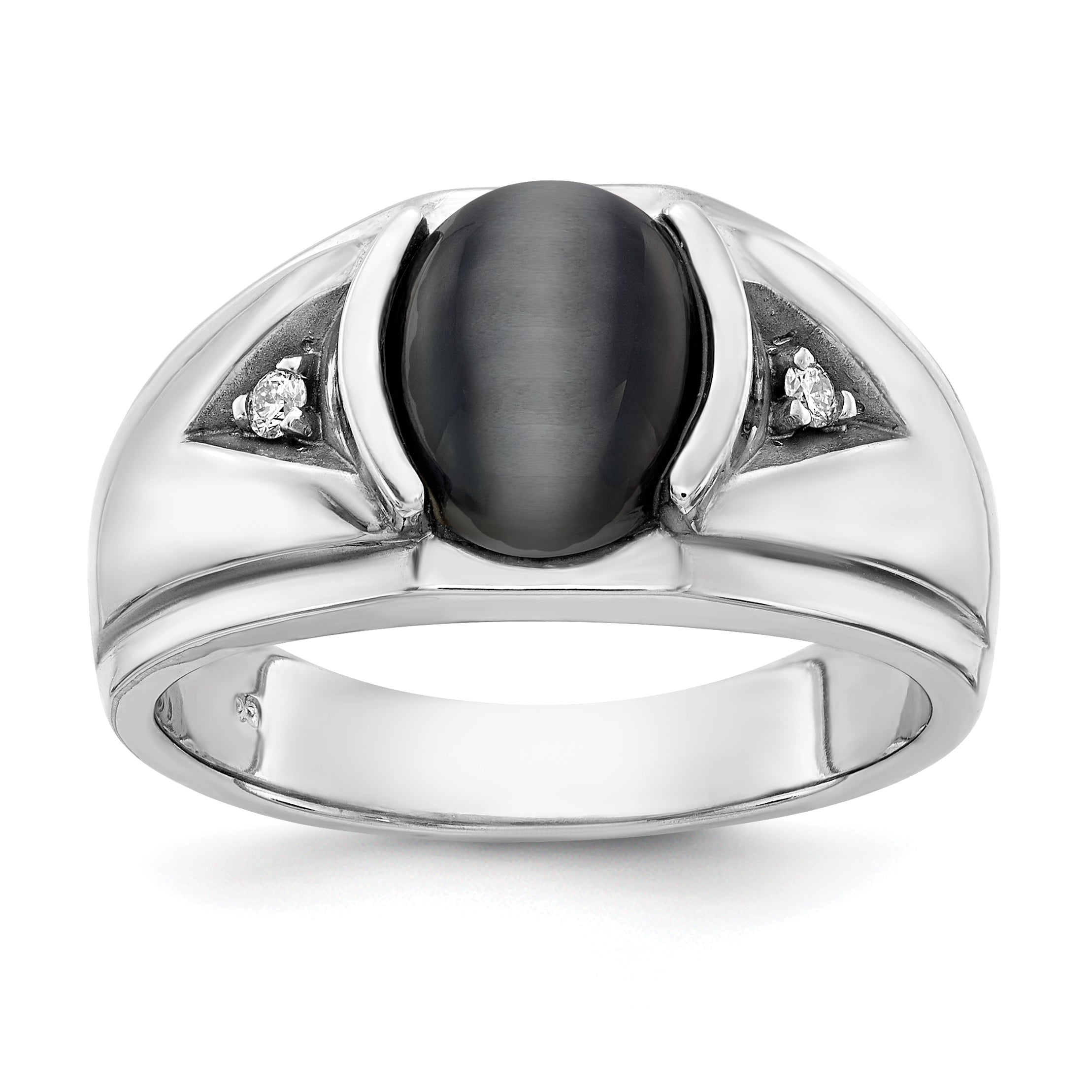 14k White Gold A Dia Ring