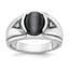 Men's Diamond Ring in 14K White Gold (0.05 ct. tw.), Size 10 - Sophia Jewelers