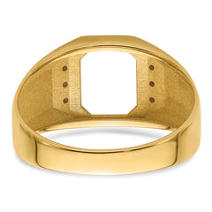14k Men's Band Mounting (No Stone Included)