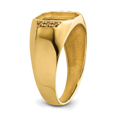 14k Men's Band Mounting (No Stone Included)