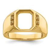 14k Men's Band Mounting (No Stone Included)