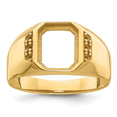 14k Men's Band Mounting (No Stone Included)