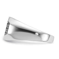 14k White Gold Men's Band Mounting (No Stone Included)