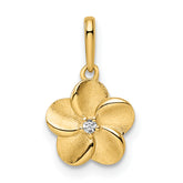 14k Flower Pendant