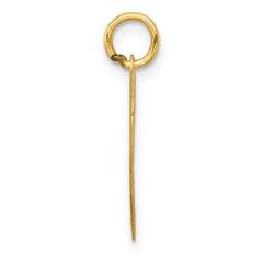 14k Polished Class of 2025 Heart Charm