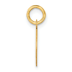 14k Polished Oval CLASS OF 2025 Charm