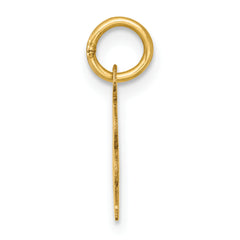 14k Polished CLASS OF 2025 Charm