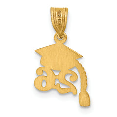 14K Graduation Cap 26 w/ Dangling Tassle Charm
