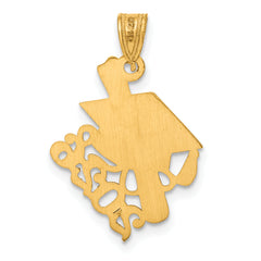 14K Graduation Cap and Slanted Diploma 2026 Charm