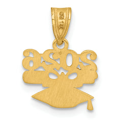 14K Graduation Cap and Diploma 2026 Charm
