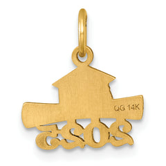 14K 2025 Graduation Cap and Diploma Charm