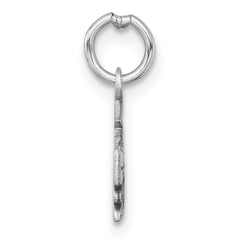 14K White Gold 2026 Graduation Cap and Diploma Charm