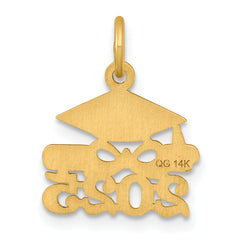 14K Graduation Cap and Diploma 2025 Charm