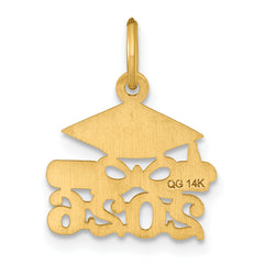 14K Graduation Cap and Diploma 2026 Charm
