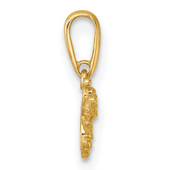 14k Polished Honey Bee Charm / Pendant