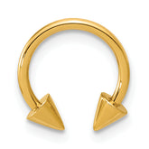 14k Polished 16 gauge Screw-Off End Pointed Ear Cuff/Body Jewelry