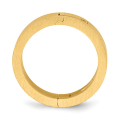 14k Yellow Gold 4mm CLIQ Hinged Shank Size 9