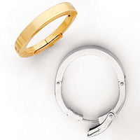 14ky 3mm Finger Fit Widetop Adjustable Shank