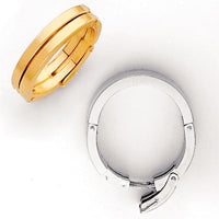 14ky 4.5mm Finger Fit Double Adjustable Shank