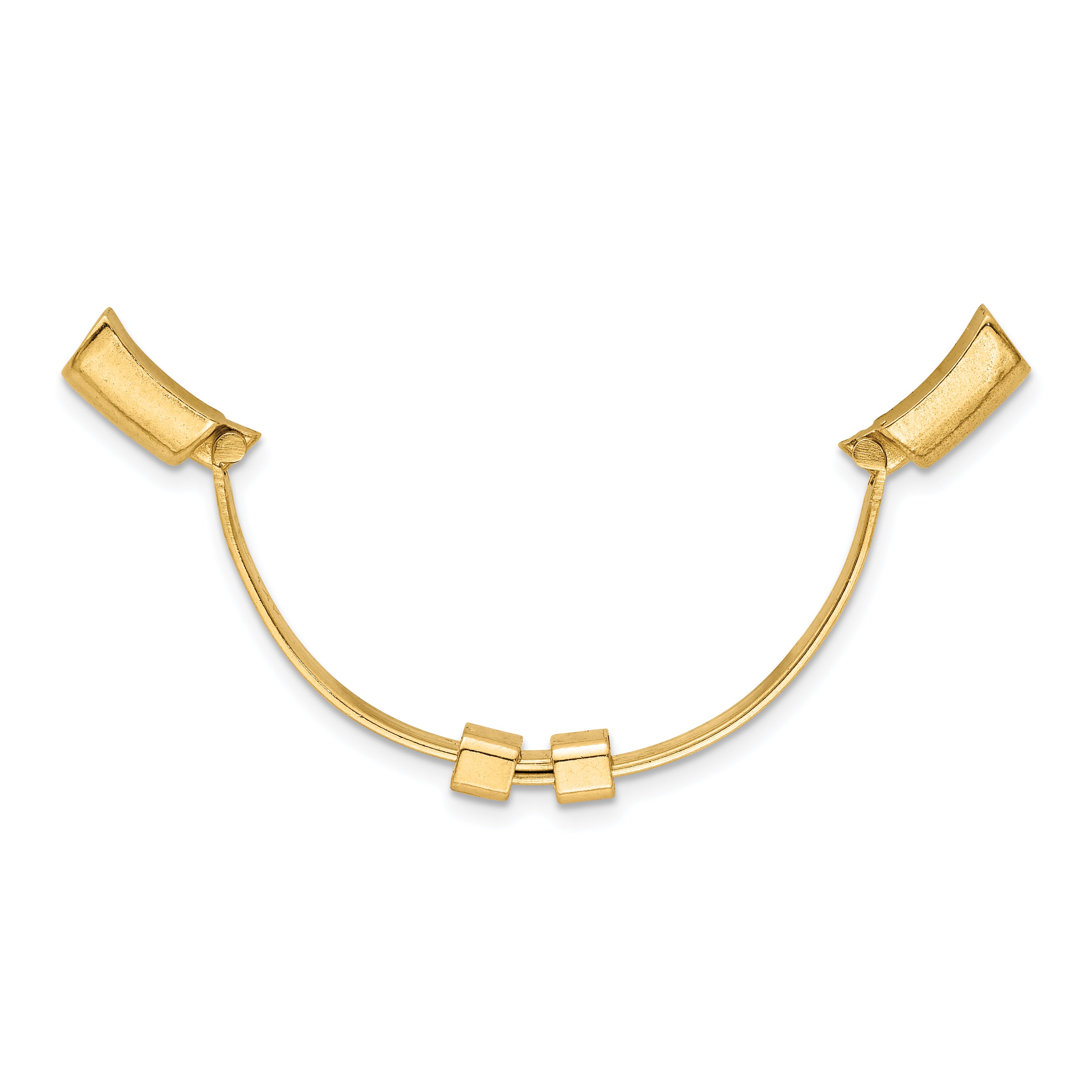 14k Yellow Gold 2.6mm Finger Size 5-7 Adjusto Shank