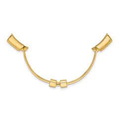 14k Yellow Gold 2.6mm Finger Size 5-7 Adjusto Shank