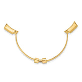 14k Yellow Gold 2.6mm Finger Size 7-9 Adjusto Shank