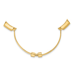 14k Yellow Gold 2.6mm Finger Size 7-9 Adjusto Shank