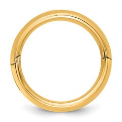 14ky CLIQ 8mm Hinged Comfort Fit Wedding Band Size 12.5