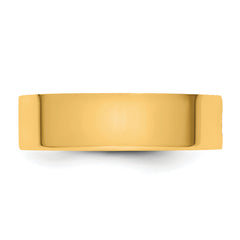 14ky CLIQ 6mm Hinged Flat Wedding Band Size 12.5