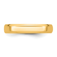 14ky CLIQ 4mm Hinged Beveled Edge Wedding Band Size 12