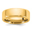 14K yellow gold 7mm beveled edge hinged wedding band