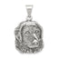 925 Sterling Silver Men's Antiqued Dog Charm Solid Casted Vintage Style