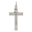 Sterling Silver 925 Antiqued Rosary Cross Pendant Vintage Charm