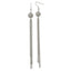 Stainless Steel Polished & Laser Design Drop Dangle Earrings for Women