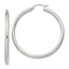 Sterling Silver 3mm Round Hoop Earrings