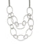 Chisel Stainless Steel Polished Oval Link 2-Strand 19 inch with 1.5 inch Extension Necklace
