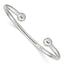 Sophia Jewelers Men's 925 Sterling Silver Polished Cuff Bracelet