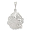 Sterling Silver 925 Men's Polished Indian Man Pendant Anti-Tarnish