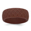 Fish Scale Pattern Wedding Band in Metallic Bronze Silicone, 8.7mm