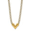 14K w/RH-plating Polished Fancy 18in Necklace