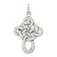 925 Sterling Silver Men's Antiqued Celtic Cross Charm Vintage Style