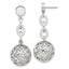 Stainless Steel Polished Heart Drop Dangle Earrings for Women