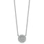 14kw 1/2 ctw Lab Grown Diamond VS+ F+ Heart Cluster Necklace