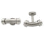 Laser-Textured Titanium & Steel Cuff Links by Edward Mirell