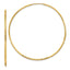 10k 1.25mm Diamond-cut Endless Hoop Earring