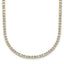 14k White Gold 5 carat Lab Grown Diamond VS/SI+ G+ Adjustable to 26 inch Tennis Bolo Necklace