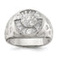 Sterling Silver Men's CZ Ring
