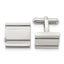 Stainless Steel Polished Square Cuff Links